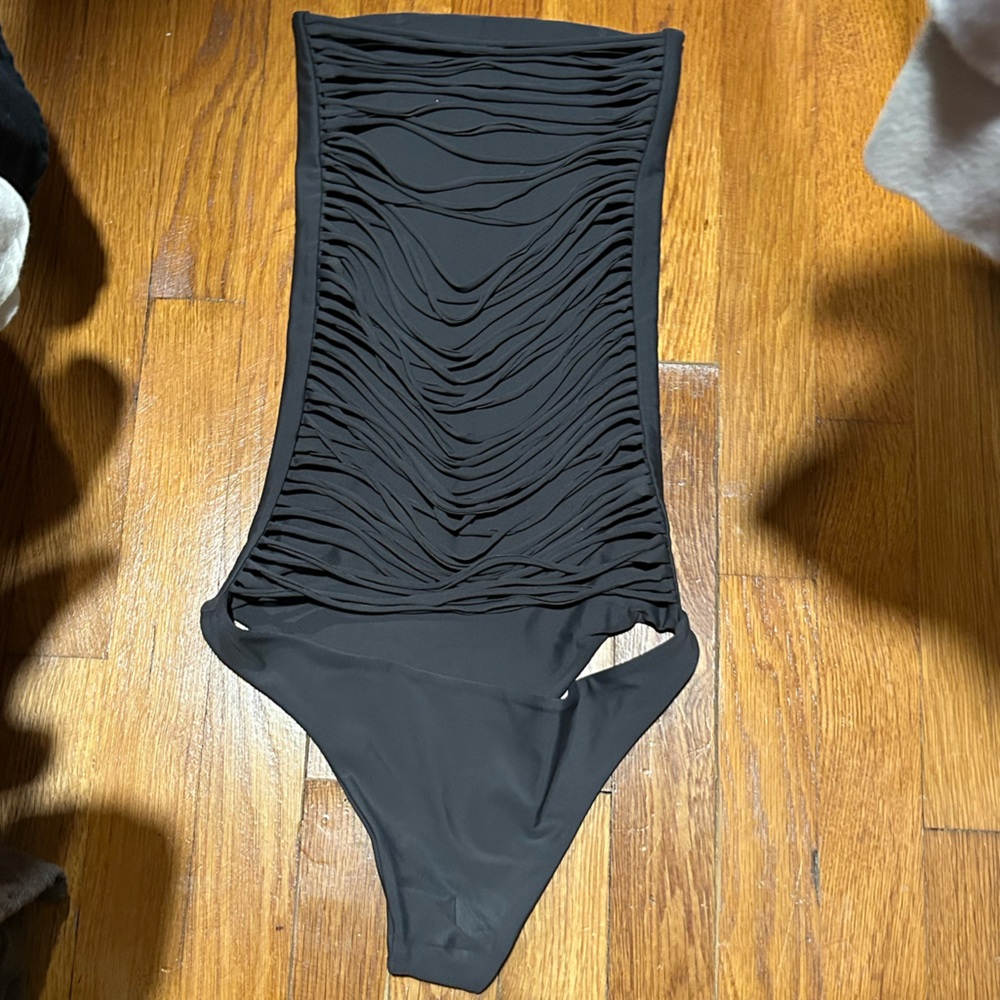 Mikoh Black One-Piece Swimsuit - Picture 3 of 3